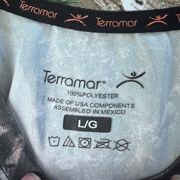Terramar Break-Up RealTree Camo Hunting Short Sleeve Men's Shirt Size Large - Picture 6 of 6